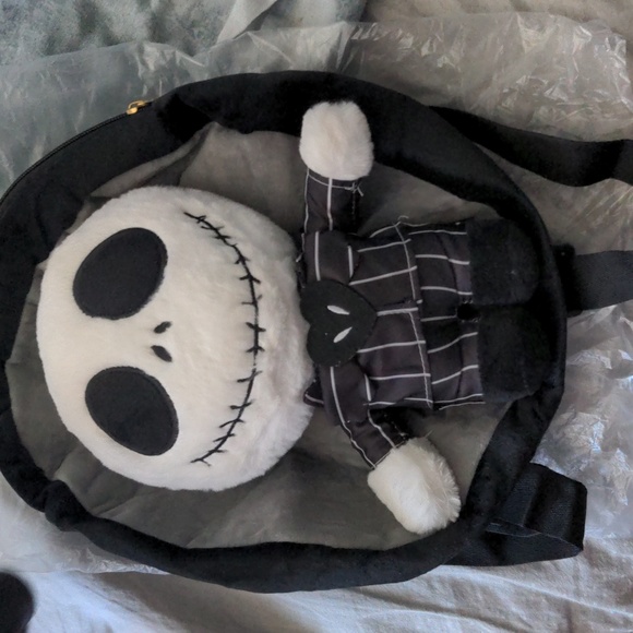The Nightmare Before Christmas Backpack Purse Adult New Jack Plush - Picture 3 of 8